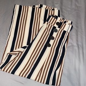 Zara Cropped Palazzo Pants